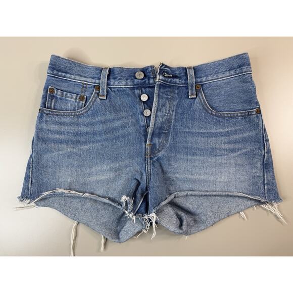 Levi's Pants - Levi's Womens 501 Sierra Oasis Jean Shorts 25 Festival Cowgirl Rodeo Boho Beachy